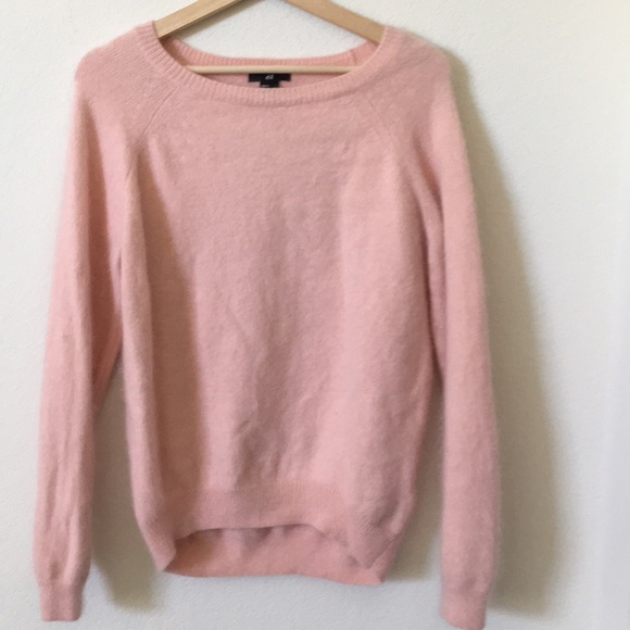 H&M Sweaters - { H&M } angora blend soft pink sweater